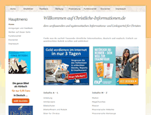 Tablet Screenshot of christliche-informationen.de
